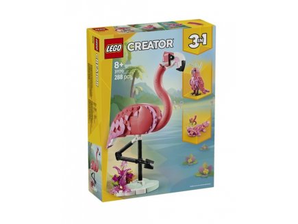 LEGO CREATOR 31170 ANIMAUX SAUVAGES : LE FLAMANT ROSE