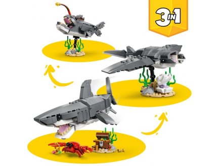 Lego Creator 31381 Le redoutable requin et le coffre au trésor