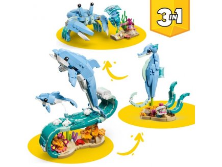 Lego Creator 31385 Animaux marins : les beaux dauphins