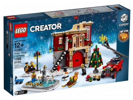 LEGO CREATOR EXPERT 10263 LA CASERNE DES POMPIERS DU VILLAGE D'HIVER