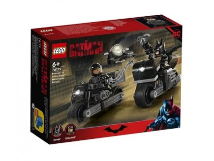 LEGO DC BATMAN 76179 LA COURSE POURSUITE EN MOTO DE BATMAN ET SELINA KYLE