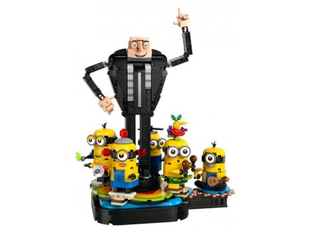 Lego despicable me 75582 gru et les minions en briques - moi, moche et mechant 4