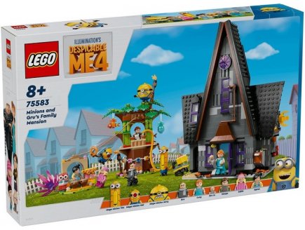 LEGO DESPICABLE ME 75583 LE MANOIR FAMILIAL DES MINIONS ET DE GRU - MOI, MOCHE ET MECHANT 4
