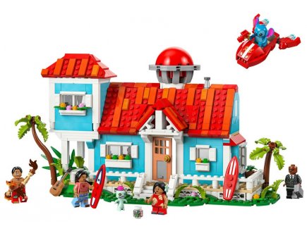 Lego disney 43268 la maison sur la plage de lilo & stitch