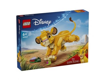 LEGO DISNEY CLASSIC 43243 SIMBA, LE BEBE DU ROI LION