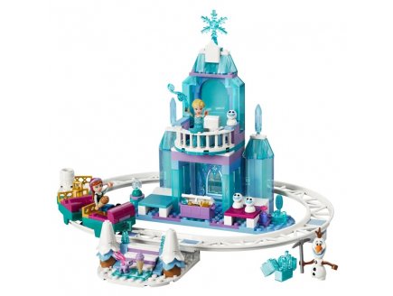 Lego Disney Frozen 43281 Le château de glace et la piste enneigée d’Elsa