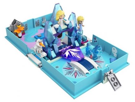 Lego disney frozen ii 43189 les aventures d'elsa et nokk dans un livre de contes