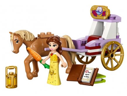 Lego disney princess 43233 l'histoire de belle - la caleche