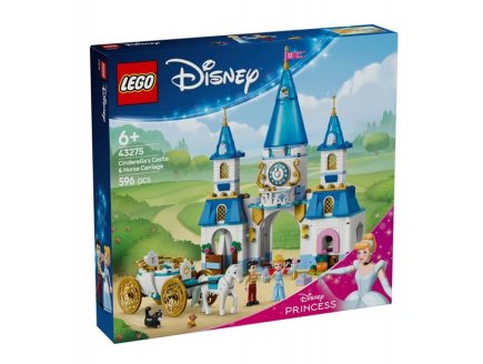 LEGO DISNEY PRINCESS 43275 LE CHATEAU DE CENDRILLON ET LA CALECHE