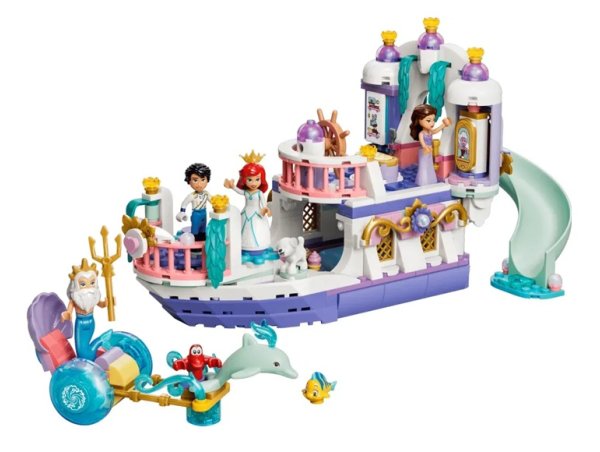 Lego Disney Princess 43299 Le bateau du mariage royal d�Ariel