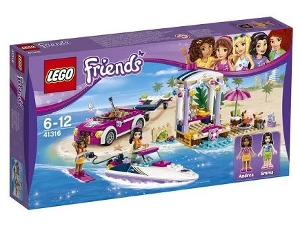 LEGO FRIENDS 41316 LE TRANSPORTEUR DE HORS-BORD D'ANDREA