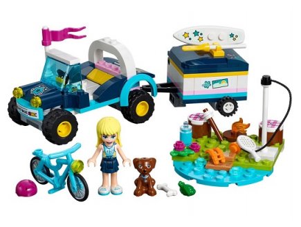 Lego friends 41364 le buggy et la remorque de stephanie