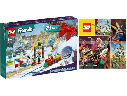 LEGO FRIENDS 41758 CALENDRIER DE L'AVENT FRIENDS + 1 CATALOGUE LEGO 2023 - NOEL