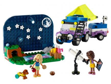 Lego friends 42603 le camping car d'observation des etoiles