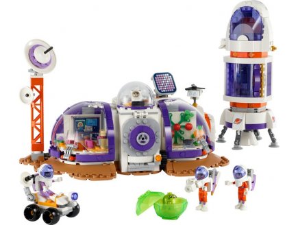 Lego friends 42605 la station spatiale martienne et la fusee