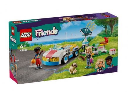 LEGO FRIENDS 42609 LA VOITURE ELECTRIQUE ET LA BORNE DE RECHARGE