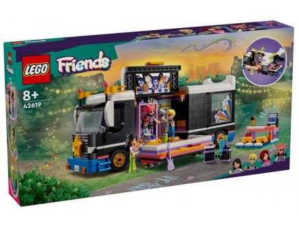 LEGO FRIENDS 42619 LE TOURBUS DE LA STAR DE LA POP