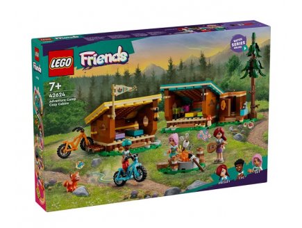 LEGO FRIENDS 42624 LES CABANES CHALEUREUSES DE LA BASE DE LOISIRS