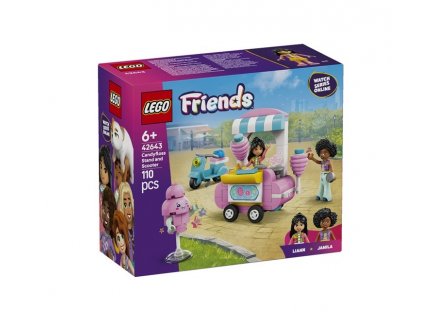 LEGO FRIENDS 42643 STAND DE BARBES A PAPA ET SCOOTER