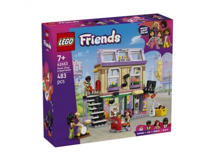 LEGO FRIENDS 42653 LE MAGASIN DE MUSIQUE ET L'APPARTEMENT