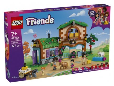 LEGO FRIENDS 42654 LE RANCH ET LES ECURIES DES PONEYS