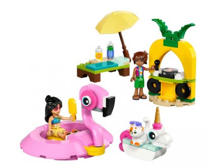 Lego Friends 42658 Fte dans la piscine avec les boues licorne et flamant rose