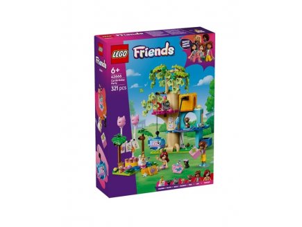 LEGO FRIENDS 42666 LA FETE D'ANNIVERSAIRE ET L'ARBRE A CHATS