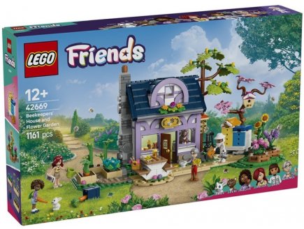 LEGO FRIENDS 42669 LA MAISON DES APICULTEURS ET LE JARDIN FLEURI