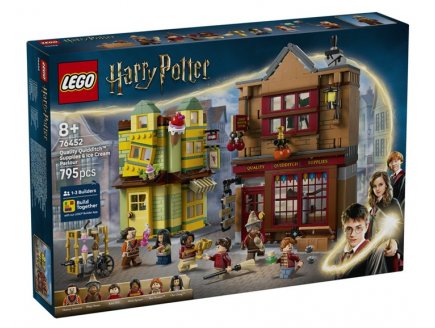 Lego Harry Potter 76452 Magasin d'accessoires de Quidditch et marchand de glaces
