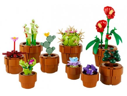 Lego icons 10329 les plantes miniatures