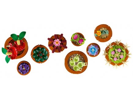 Lego icons 10329 les plantes miniatures