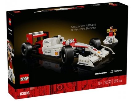 LEGO ICONS 10330 MCLAREN MP4/4 & AYRTON SENNA