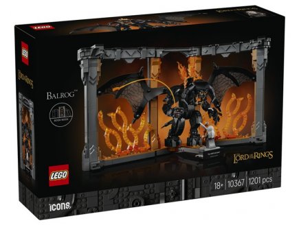 LEGO ICONS 10367 LE SEIGNEUR DES ANNEAUX : BOOK NOOK DU BALROG