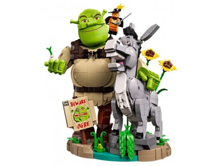Lego Icons 72423 Shrek, l�Ane et le Chat Pott�