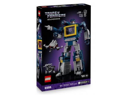Lego Icons Transformers 10358 Soundwave