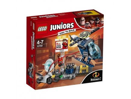 LEGO JUNIORS LES INDESTRUCTIBLES 2 10759 LA POURSUITE SUR LES TOITS D'ELASTIGIRL