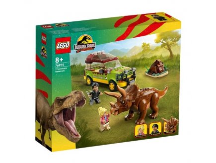 LEGO JURASSIC PARK 76959 LA RECHERCHE DU TRICERATOPS