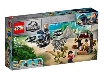 LEGO JURASSIC WORLD 75934 DILOPHOSAURE EN LIBERTE