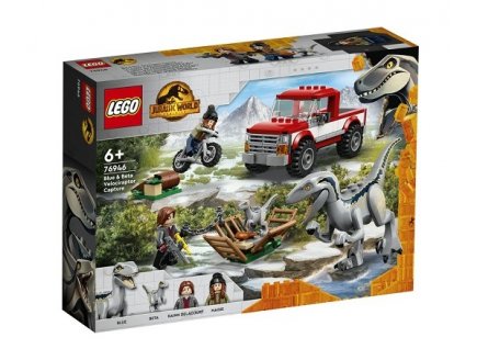 LEGO JURASSIC WORLD 76946 LA CAPTURE DES VELOCIRAPTORS BETA ET BLUE