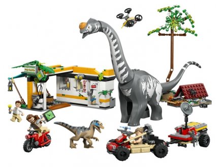 Lego Jurassic World 76973 La poursuite du vlociraptor et du titanosaure