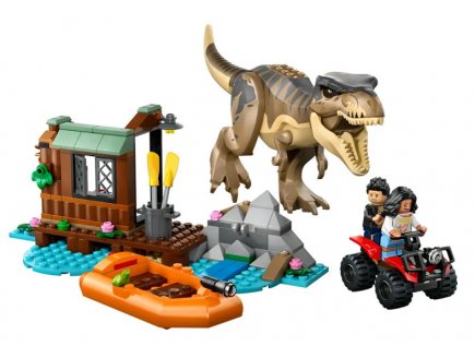 Lego Jurassic World 76975 Le T. rex et lvasion sur la rivire