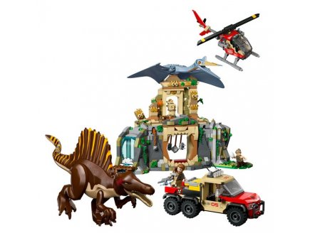 Lego Jurassic World 76976 Mission arienne avec le spinosaure et le quetzalcoatlus