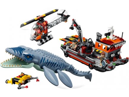 Lego Jurassic World 77983 L’attaque du bateau par le mosasaure