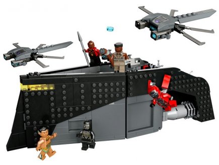 Lego marvel 76214 black panther : la guerre sur l'eau