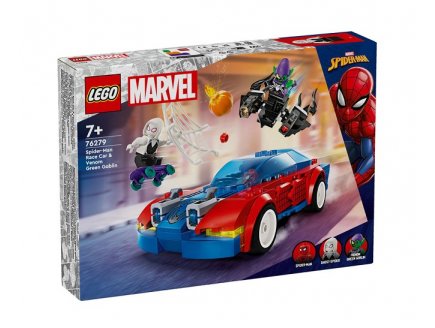 LEGO MARVEL 76279 LA VOITURE DE COURSE DE SPIDER-MAN CONTRE LE BOUFFON VERT VENOMISE