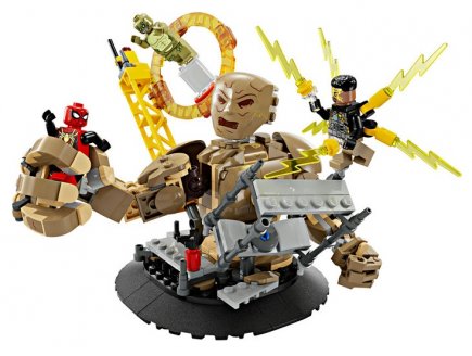 Lego marvel 76280 spider-man contre l'homme sable : la bataille finale