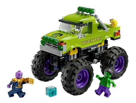 Lego Marvel 76312 Le tout-terrain de Hulk contre Thanos