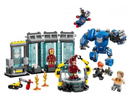 Lego Marvel 76315 Le laboratoire d’Iron Man : la salle des armures - The Infinity Saga