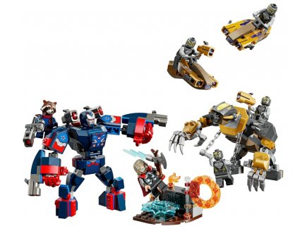 Lego Marvel 76322 Avengers : Endgame Thor contre Chitauri - The Infinity Saga