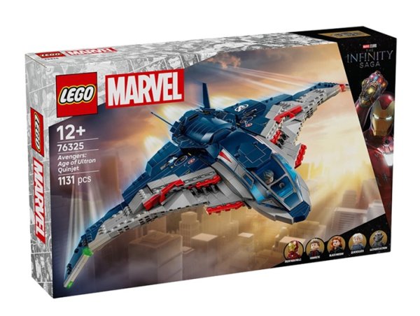 Lego Marvel 76325 Le Quinjet d’Avengers : L'Ère d'Ultron